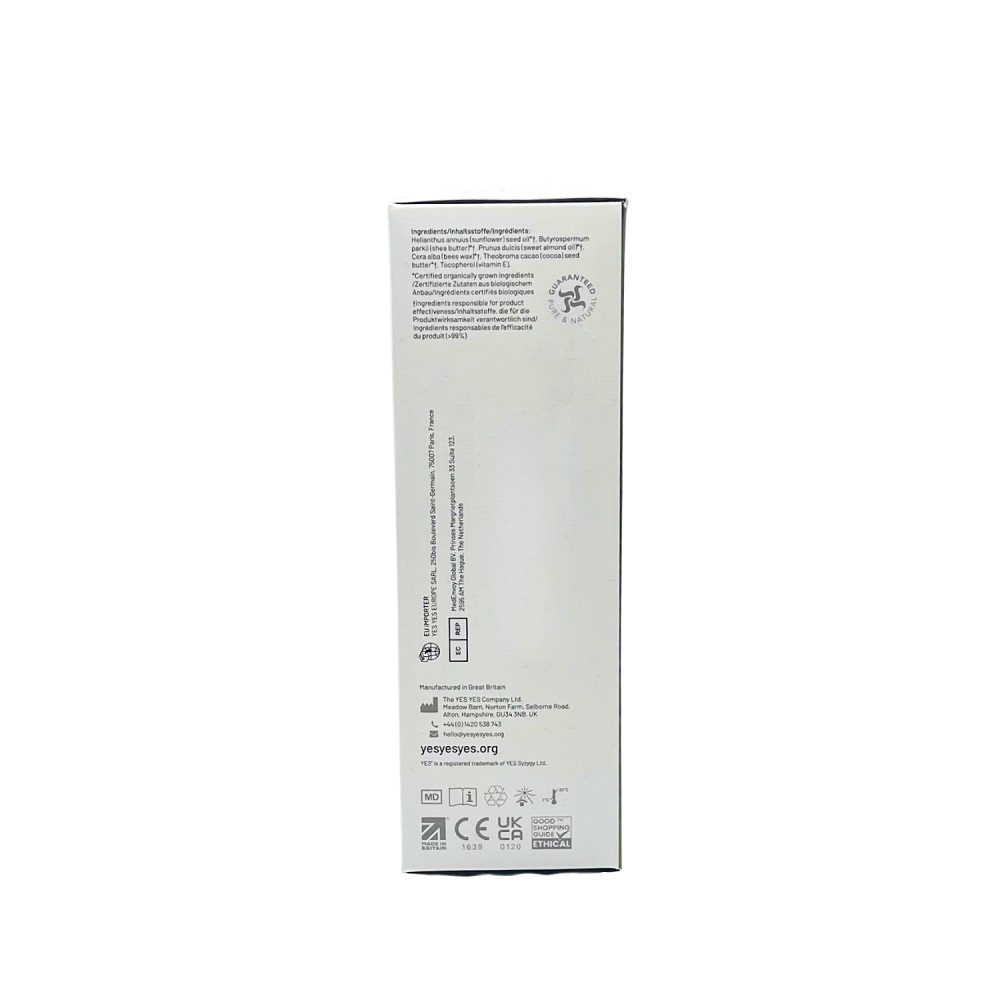 YES Natural Plant-Oil Based Personal Lubricant-80ml, in see description, shown from the side