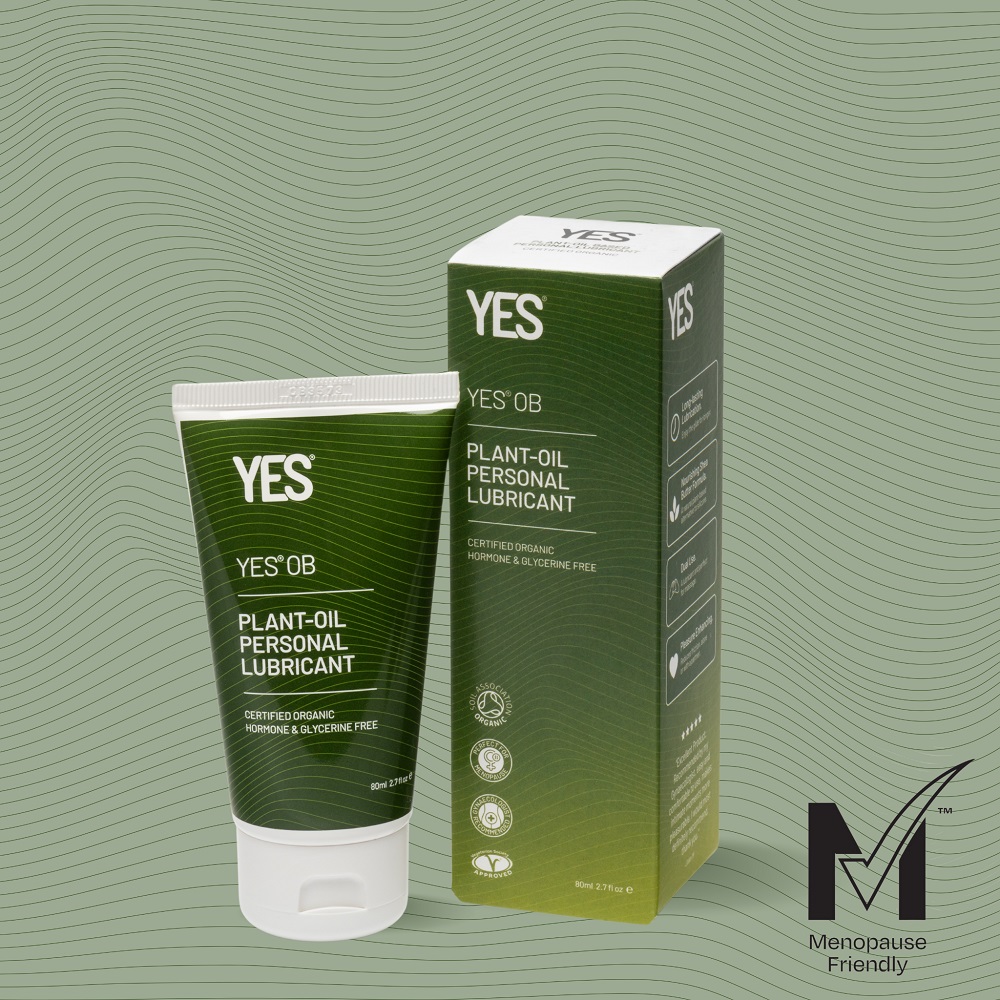 YES Natural Plant-Oil Based Personal Lubricant-80ml, in see description, shown in its packaging