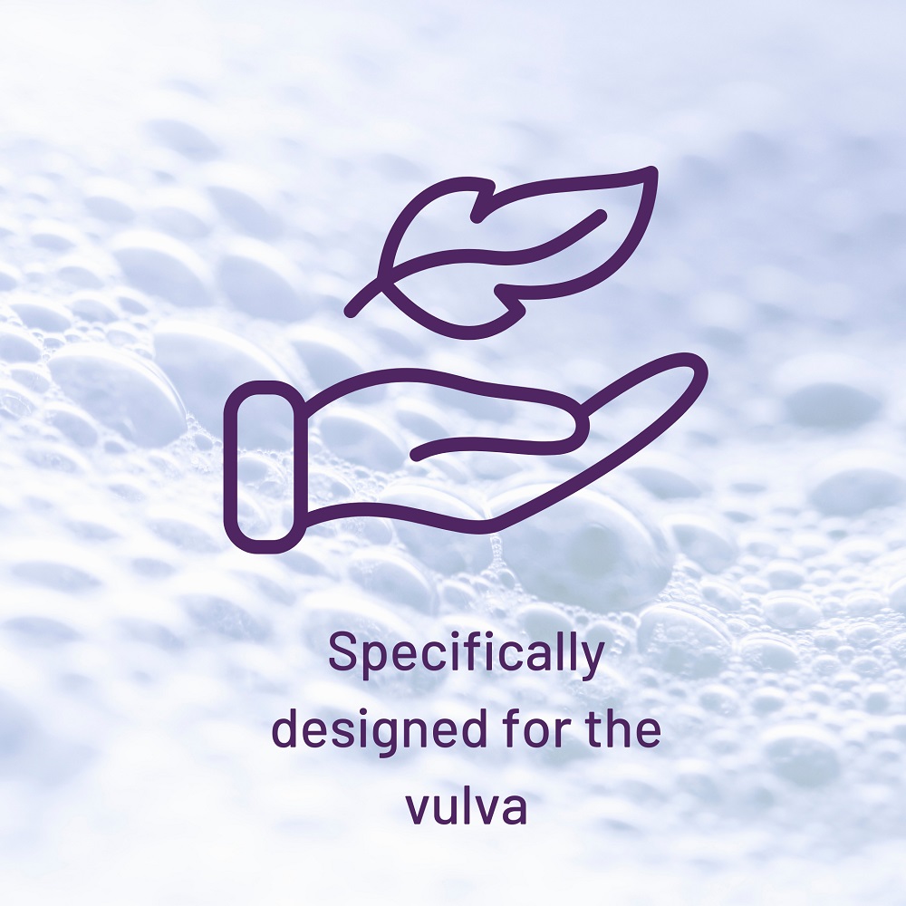 YES Cleanse Intimate Wash-Unfragranced, in see description, shown from the side