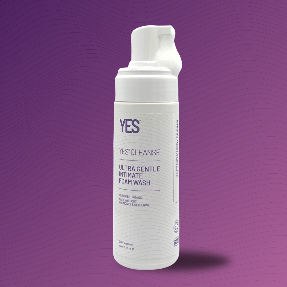 YES Cleanse Intimate Wash-Unfragranced, in see description, close-up detail