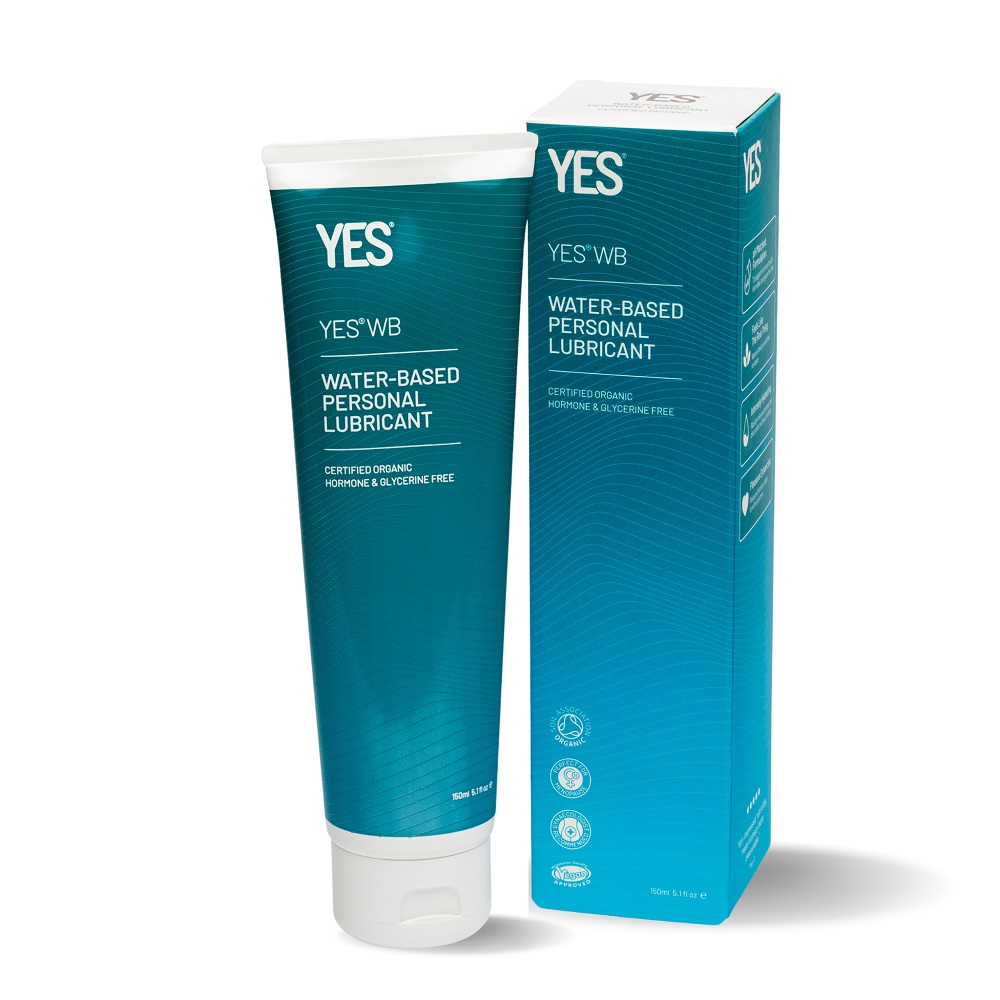 YES Organic Water Based Personal Lubricant-150ml, in aqua, aloe barbadensis leaf juice powder (aloe vera)*, linum usitatissi…