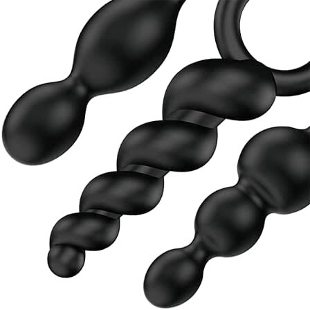 Satisfyer Booty Call Set Of 3 Black Anal Plugs - XToys UK