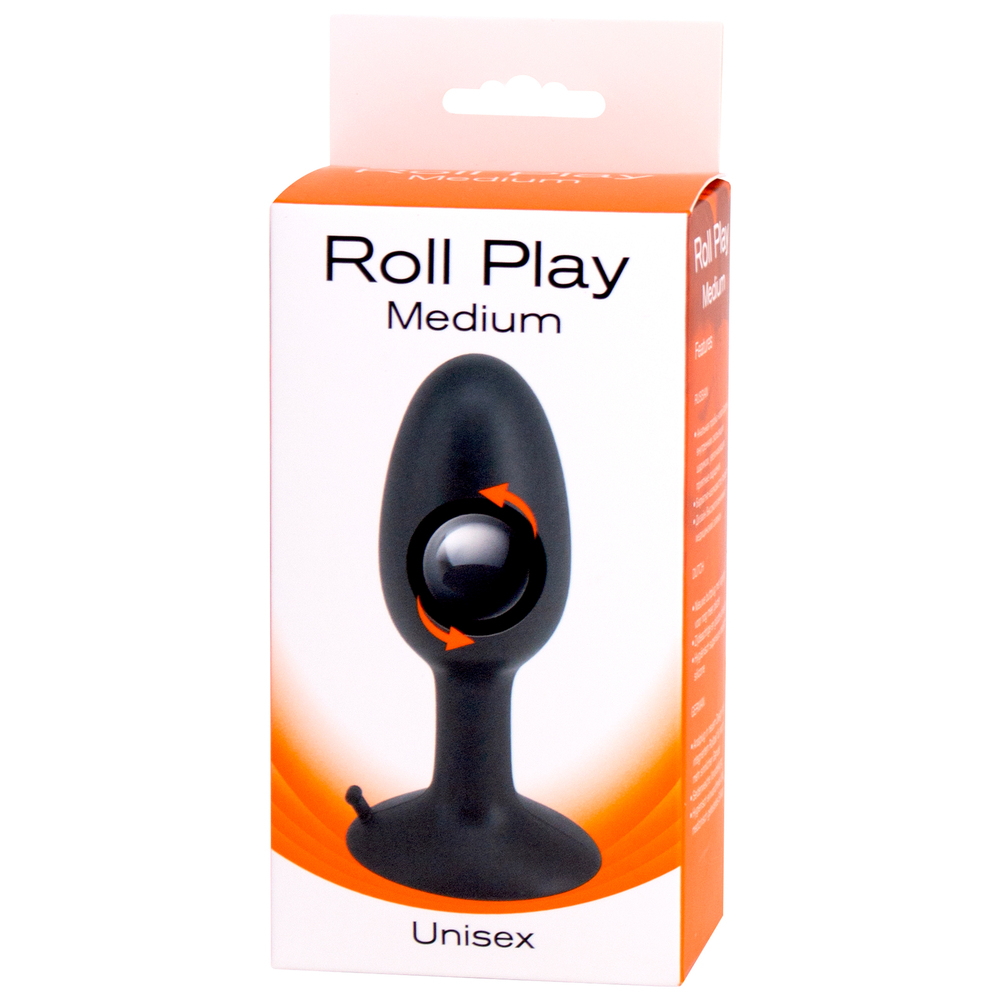 Roll Play Medium Unisex Butt Plug - XToys UK