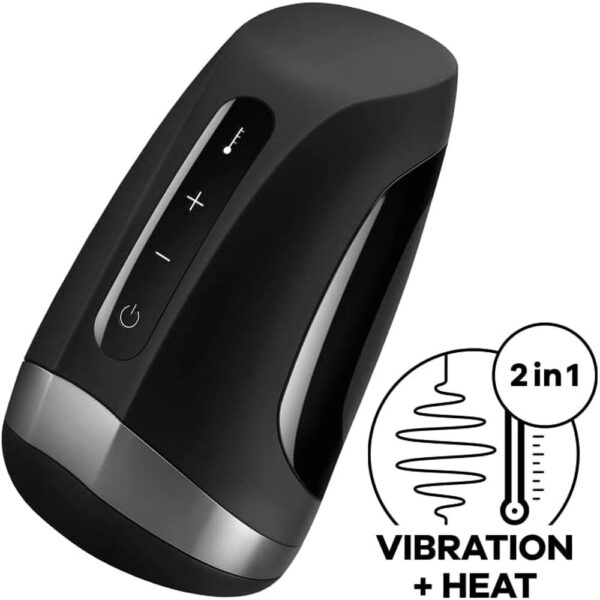 Satisfyer Men Heat And Vibration Masturbator - XToys UK