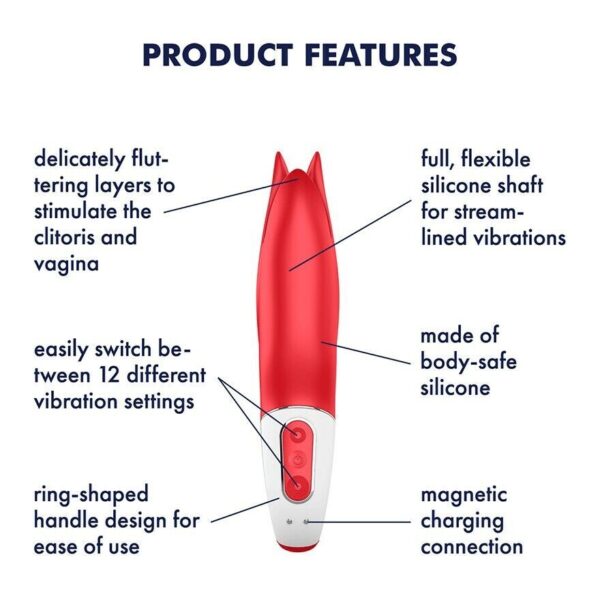 Satisfyer Power Flower Clitoral Vibrator - XToys UK