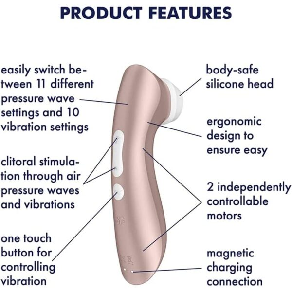 Satisfyer Pro 2 Plus Vibration Clitoral Massager - XToys UK