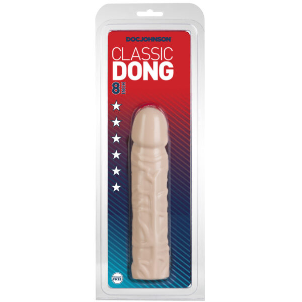 Classic Dong 8 Inches Flesh Pink - XToys UK