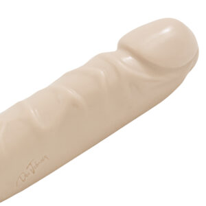 Jr Veined Double Header 12 Inch Dong Flesh Pink - XToys UK