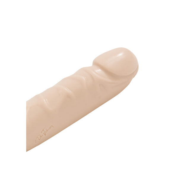 Jr Veined Double Header 12 Inch Bender Dong Flesh Pink - XToys UK