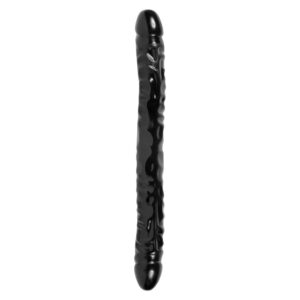 Jr Veined Double Header 12 Inch Bender Dong Black - XToys UK