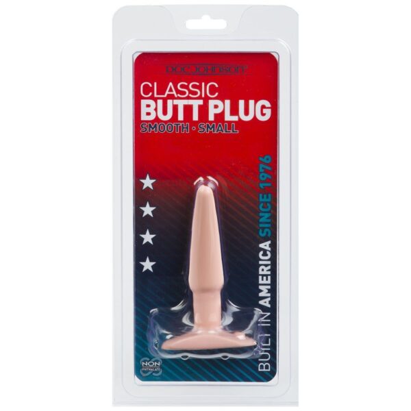 Classic Smooth Butt Plug Small Flesh Pink - XToys UK