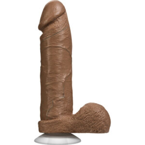 The Realistic Cock 8 Inch Dildo Flesh Brown - XToys UK