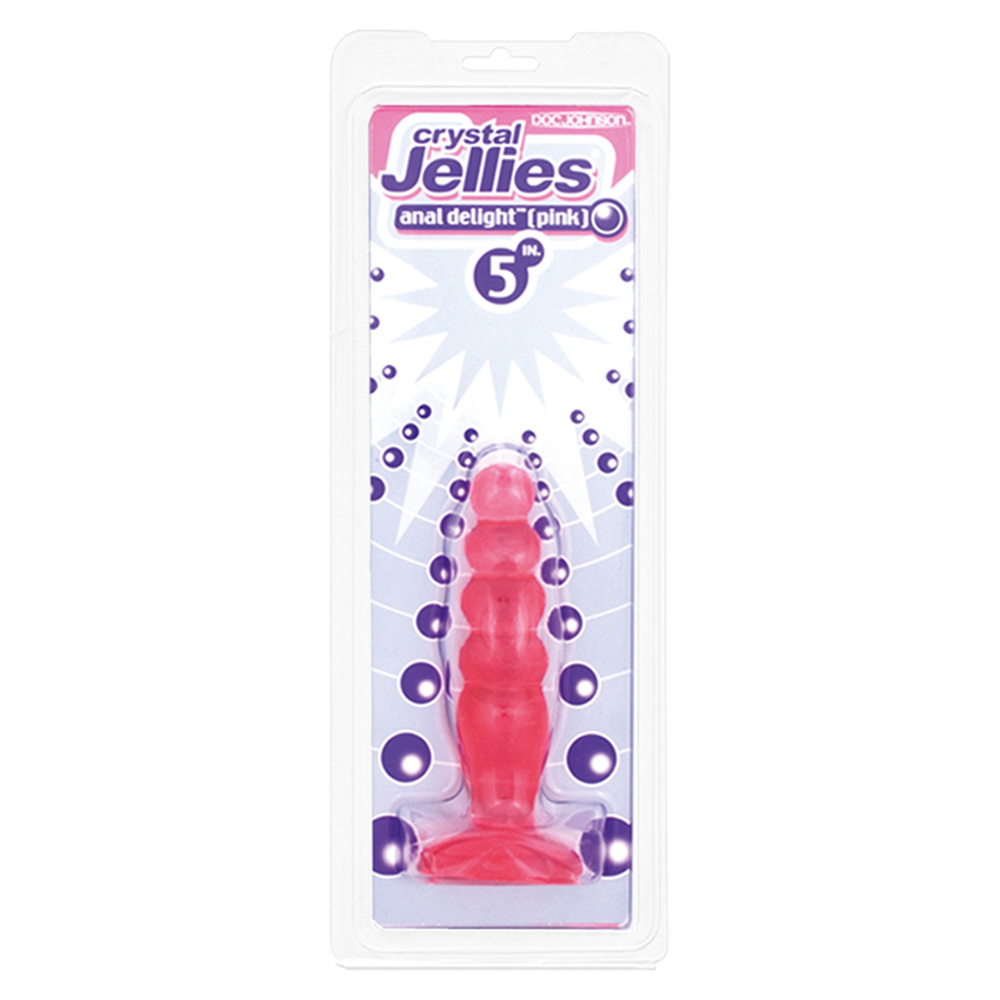 Crystal Jellies Anal Delight Butt Plug Pink - XToys UK