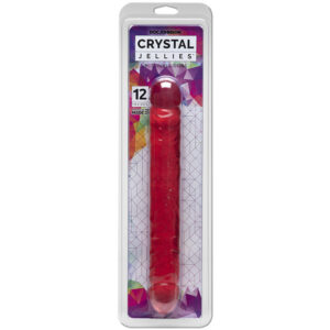 Crystal Jellies 12 Inch Double Dong Pink - XToys UK