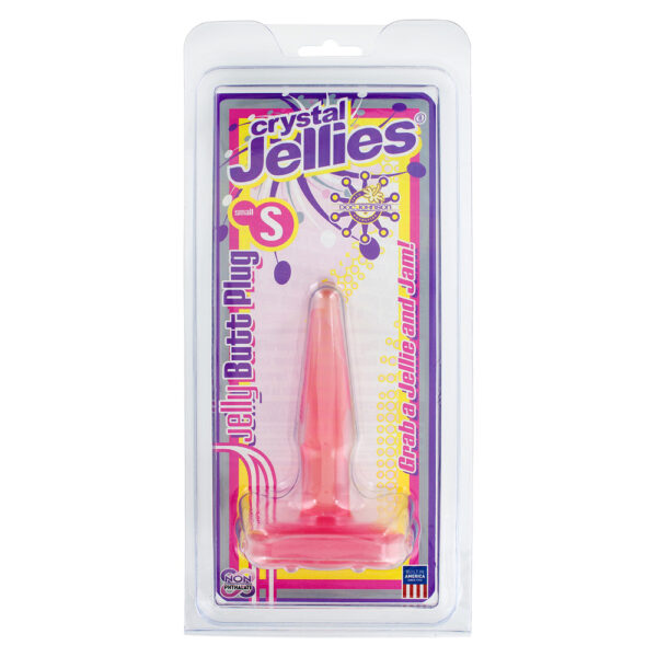 Crystal Jellies Small Butt Plug Pink - XToys UK