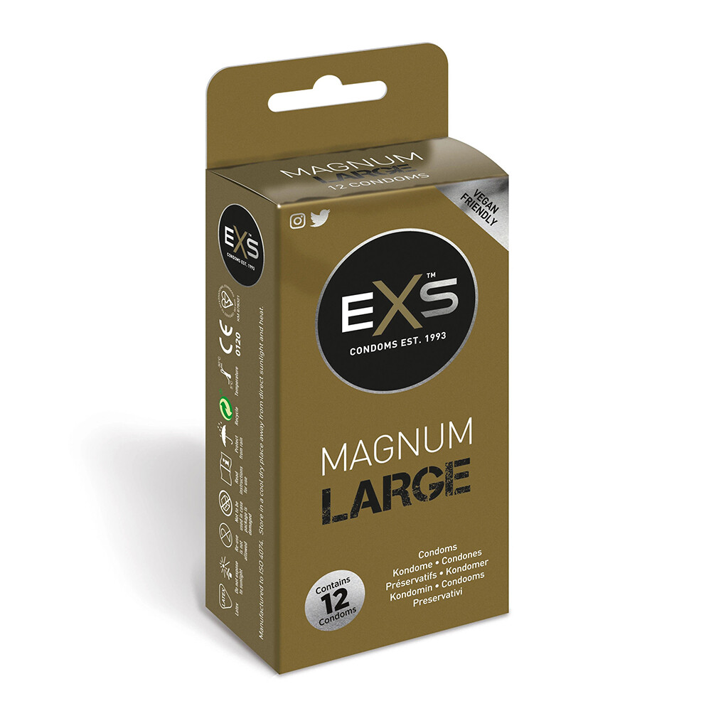 EXS Magnum Large Condoms 12 Pack - XToys UK