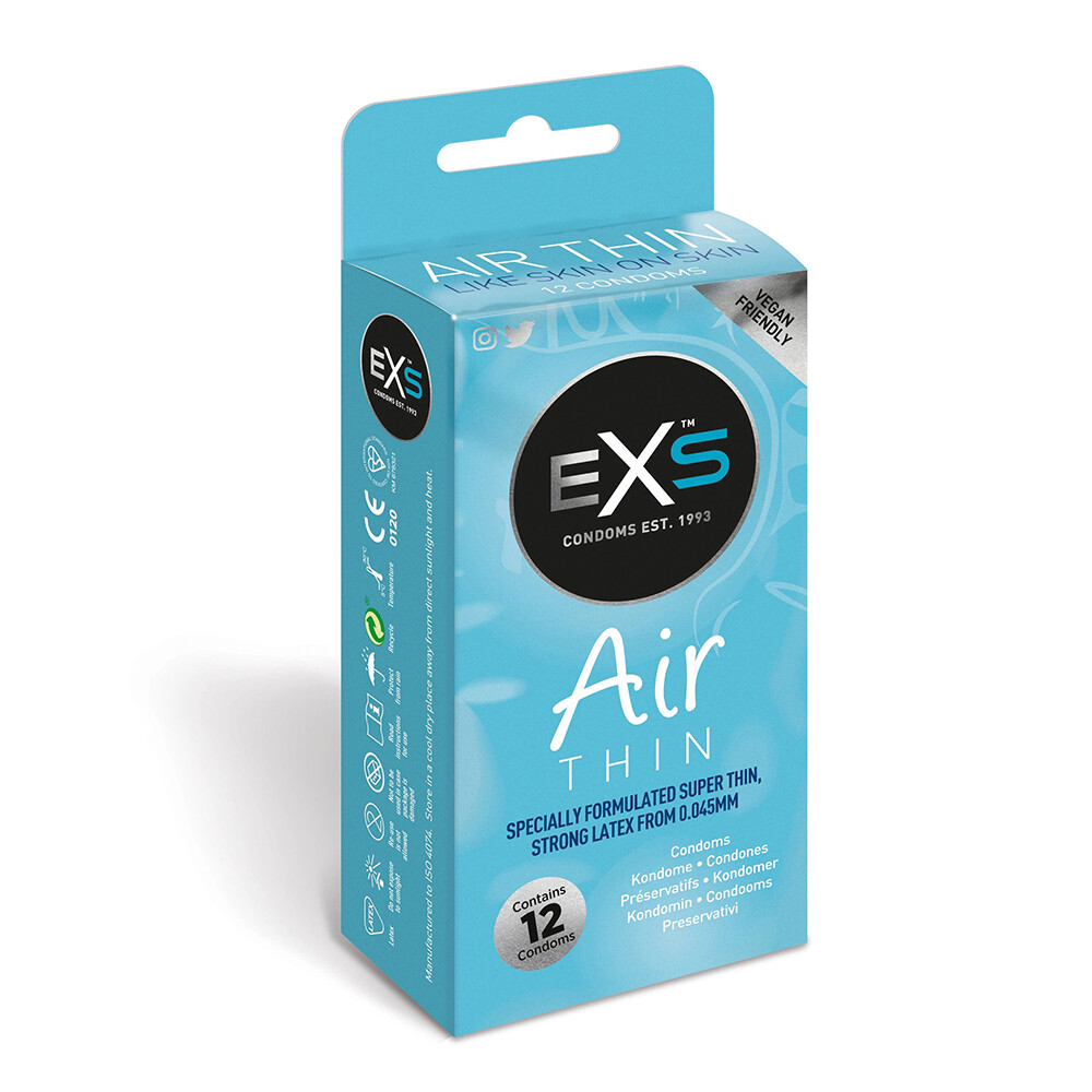 EXS Air Thin Condoms 12 Pack - XToys UK