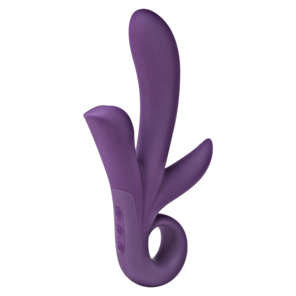 ToyJoy Trinity Triple Pleasure Vibrator Purple - XToys UK