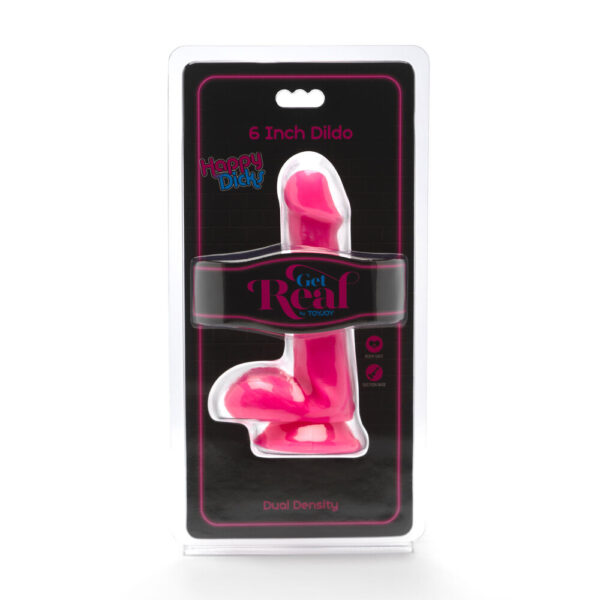 ToyJoy Happy Dicks Dildo With Balls 6 Inches - XToys UK