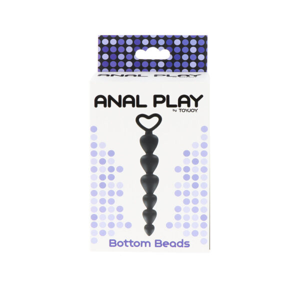 ToyJoy Anal Play Bottom Beads Black - XToys UK