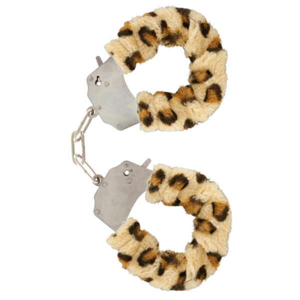 ToyJoy Furry Fun Wrist Cuffs Leopard - XToys UK