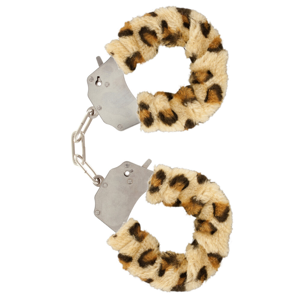 ToyJoy Furry Fun Wrist Cuffs Leopard - XToys UK