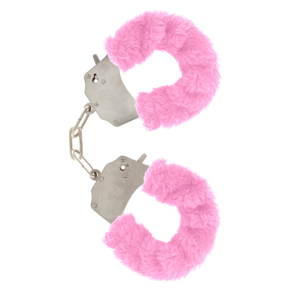 ToyJoy Furry Fun Wrist Cuffs Pink - XToys UK