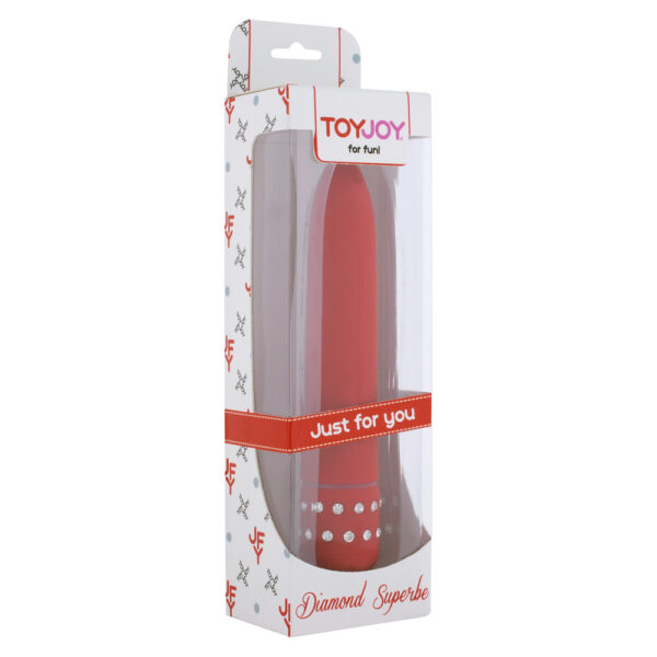 ToyJoy Diamond Red Superbe Mini Vibrator - XToys UK