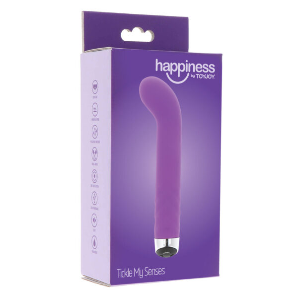 ToyJoy Smile Tickle My Senses Purple Mini G Spot Vibe - XToys UK