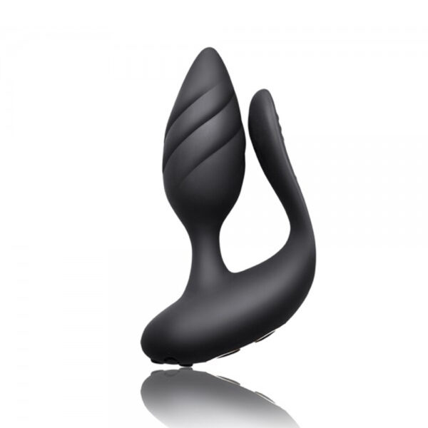 Rocks Off Cocktail Remote Control Couples Vibe Black - XToys UK