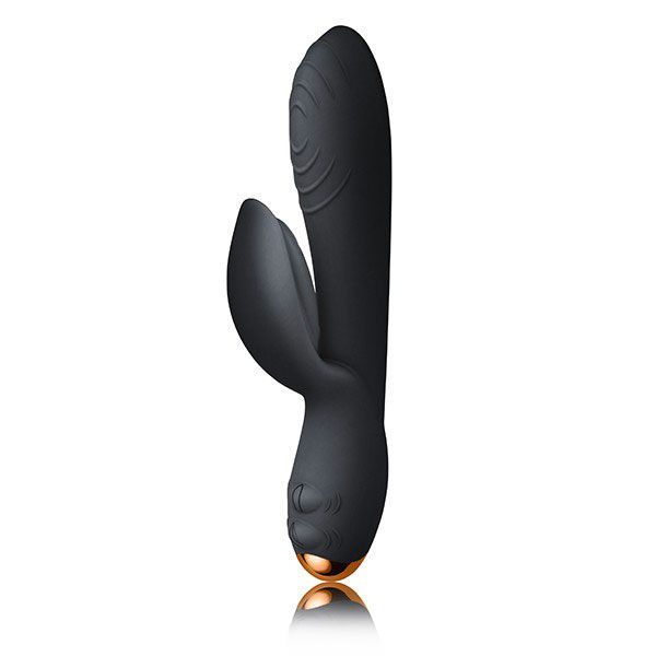 Rocks Off Everygirl Black Rechargeable Rabbit Vibrator - XToys UK