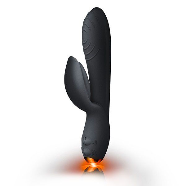 Rocks Off Everygirl Black Rechargeable Rabbit Vibrator - XToys UK