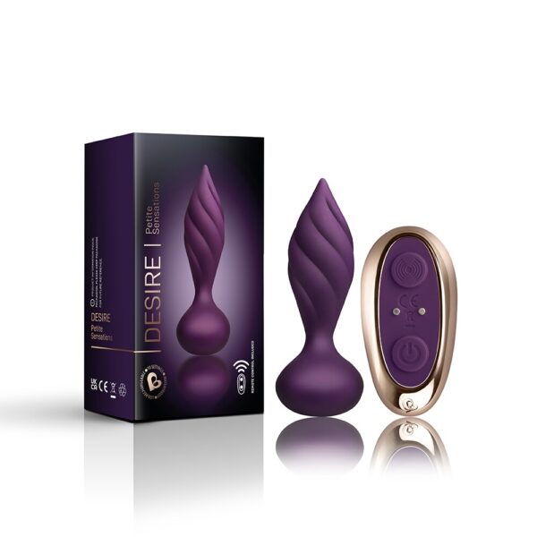 Rocks Off Petite Sensations Desire Butt Plug Purple - XToys UK