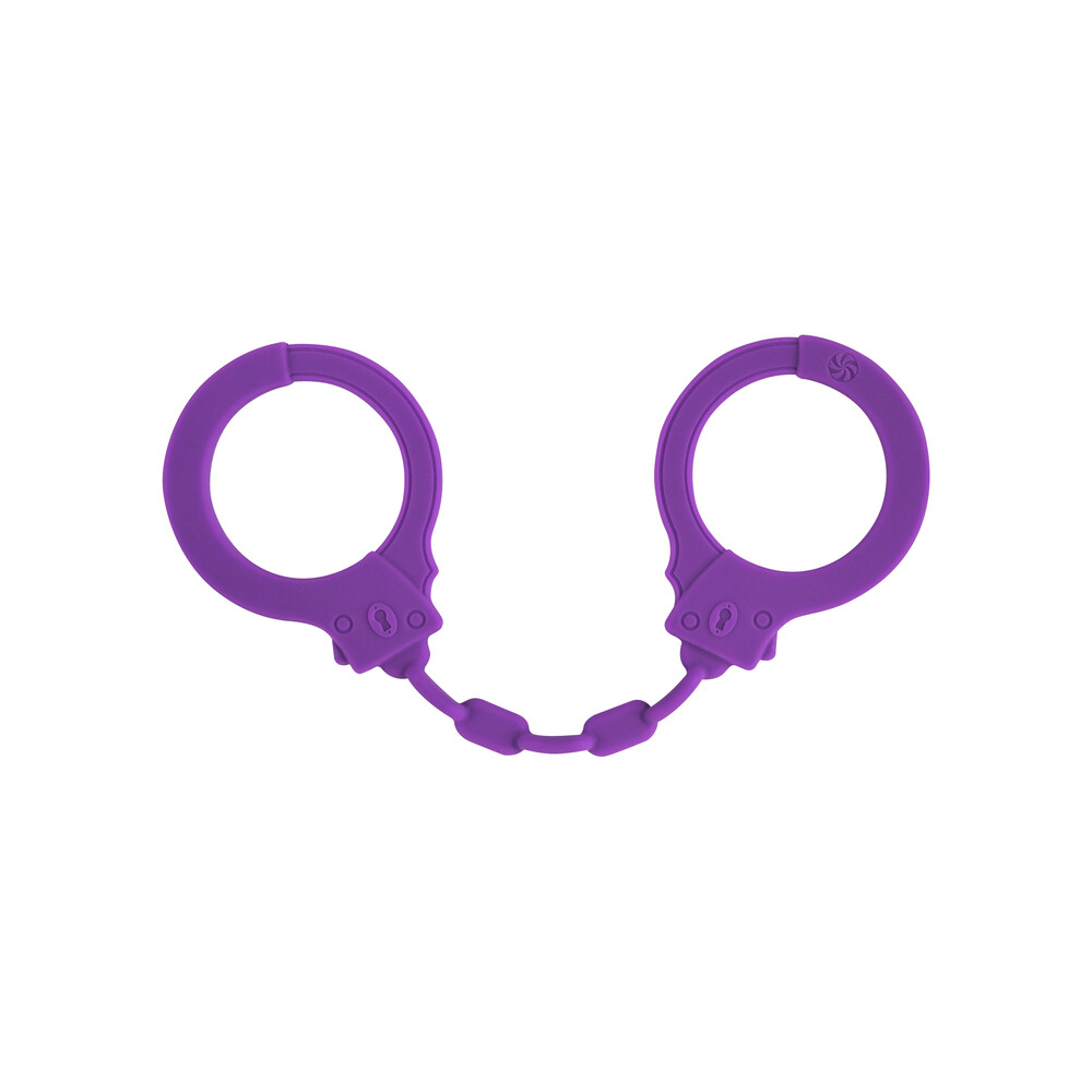 Lola Party Hard Suppression Silicone Handcuffs Purple - XToys UK