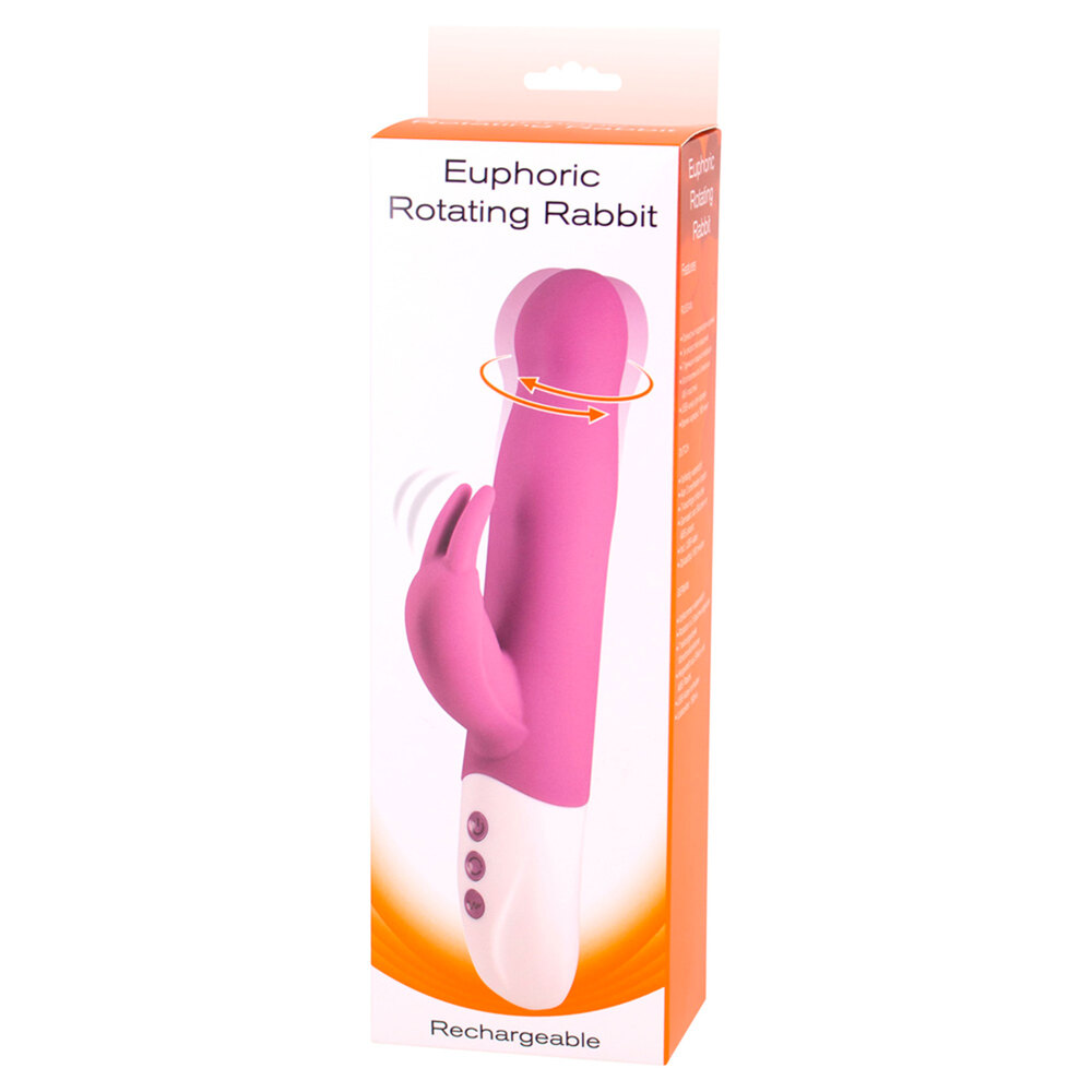 Rechargeable Euphoric Rotating Rabbit Vibrator - XToys UK