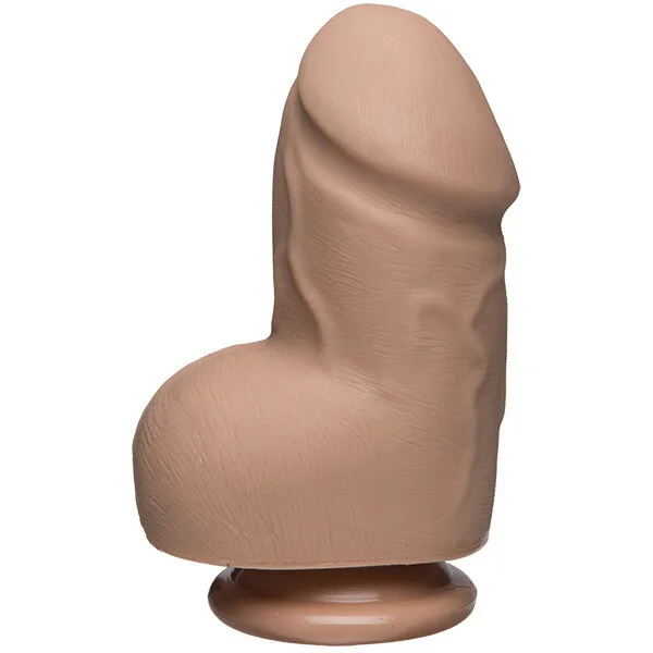 The D  Fat D 6 Inch Vanilla Dildo With Balls - XToys UK