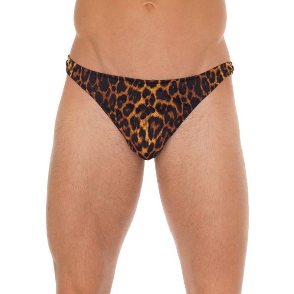 Mens Leopard Print GString - XToys UK