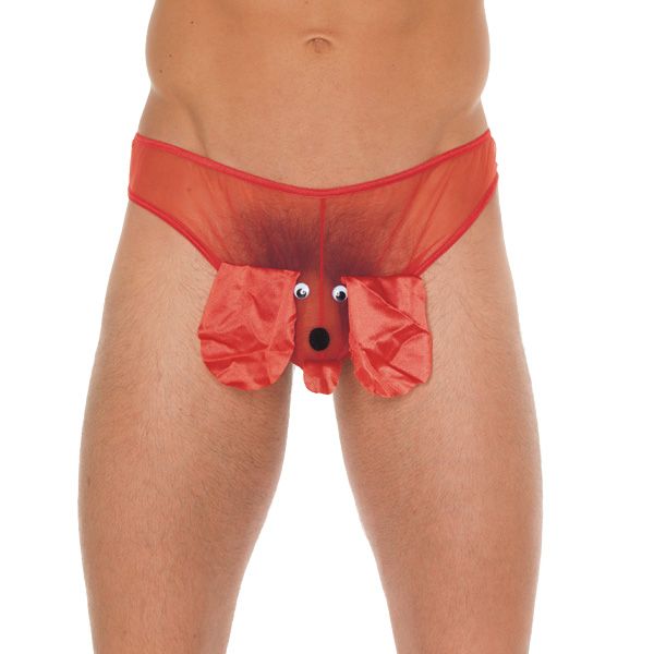 Mens Red Animal Pouch - XToys UK