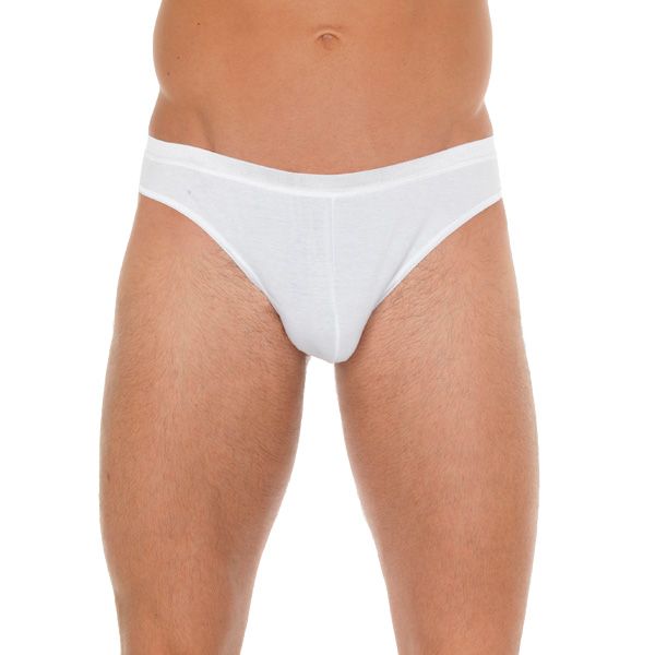 Mens White Cotton GString - XToys UK