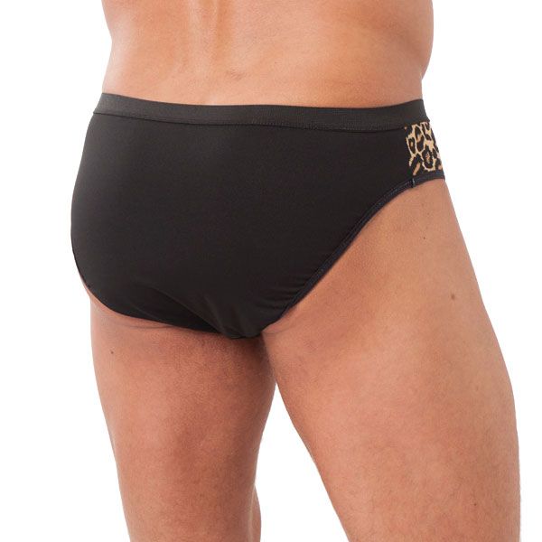 Mens Animal Print Briefs With Zipper - XToys UK