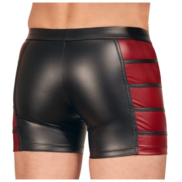 NEK Matte Look Pants In Black and Red - XToys UK