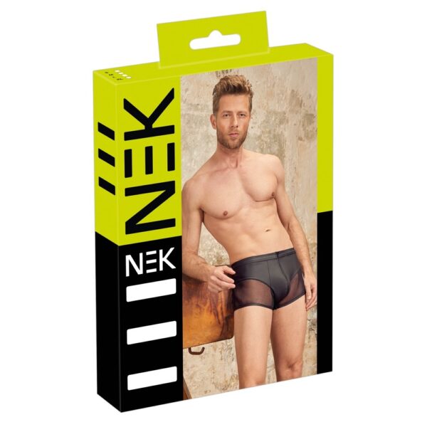 NEK Matte Look Pants With Zip Opening Black - XToys UK