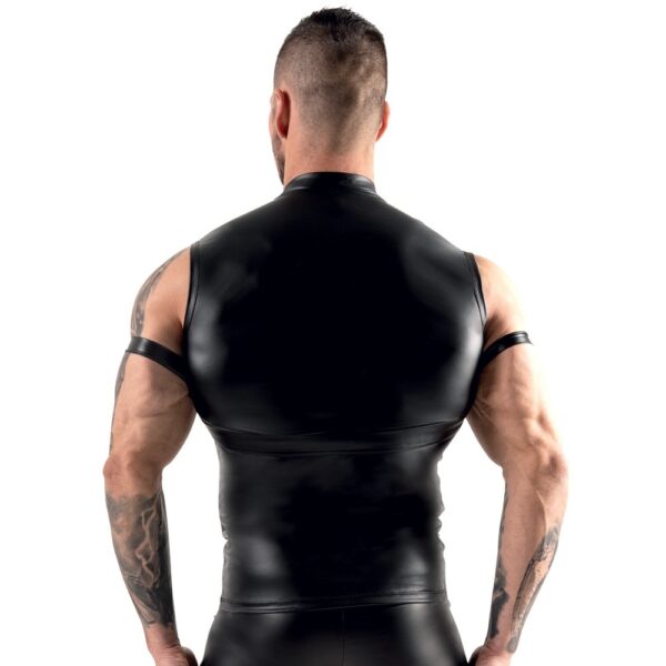 Svenjoyment Sleeveless Top With Chest Harness And Arm Loops - XToys UK