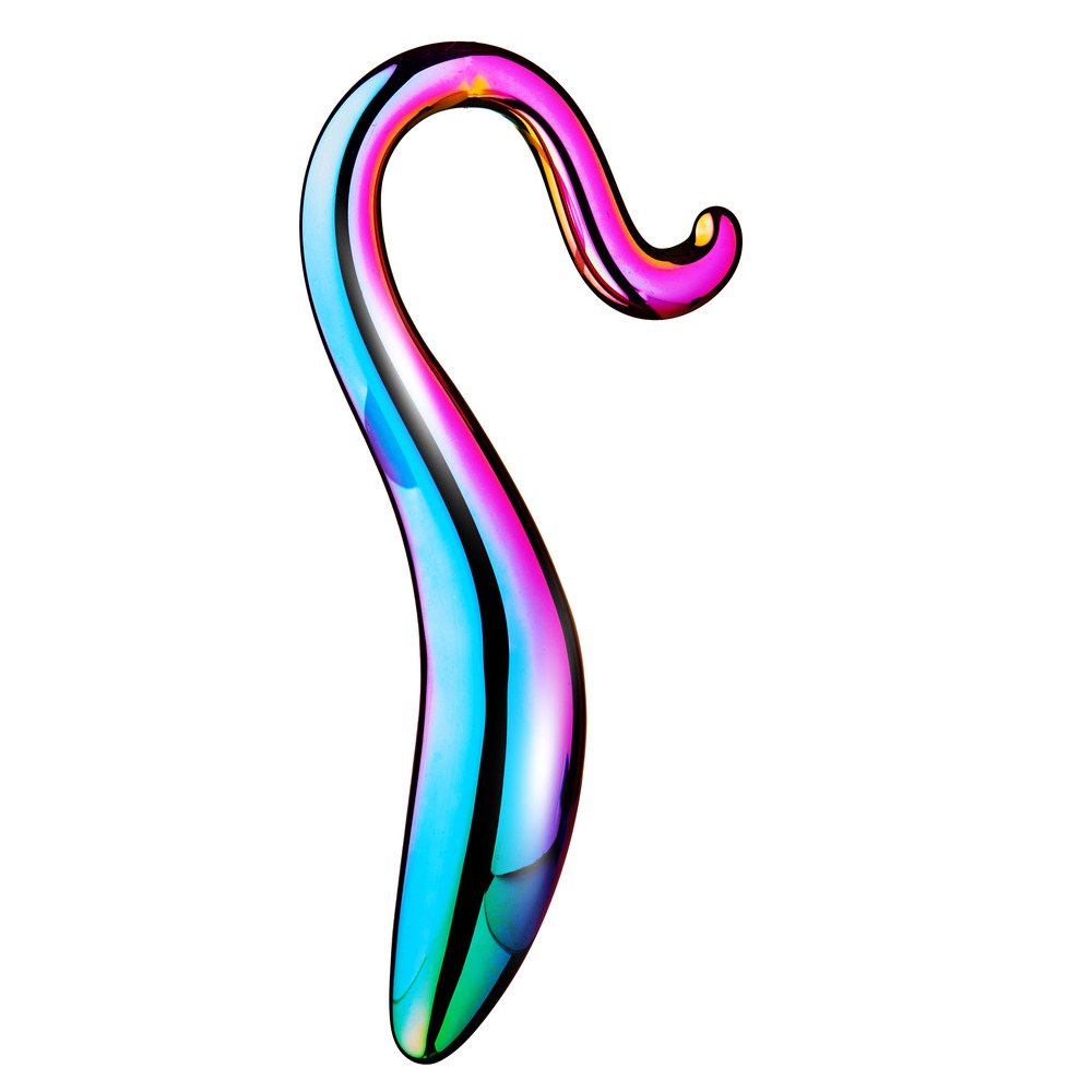 Glamour Glass Elegant Curved Dildo - XToys UK