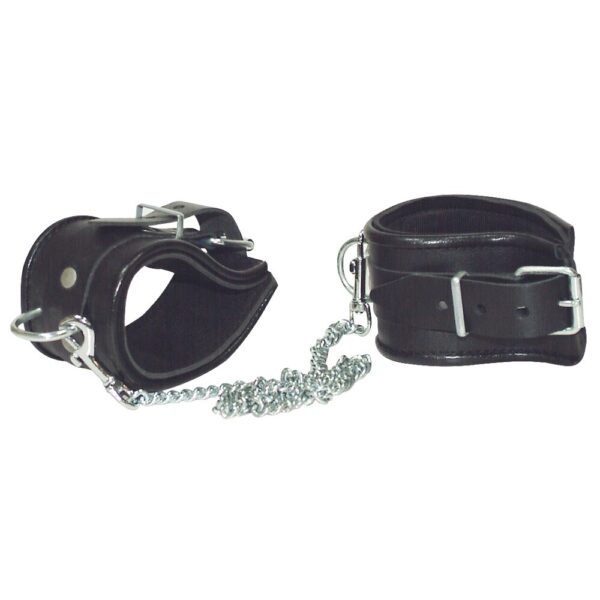 Zado Leather And Chain Ankle Leg Restraint - XToys UK