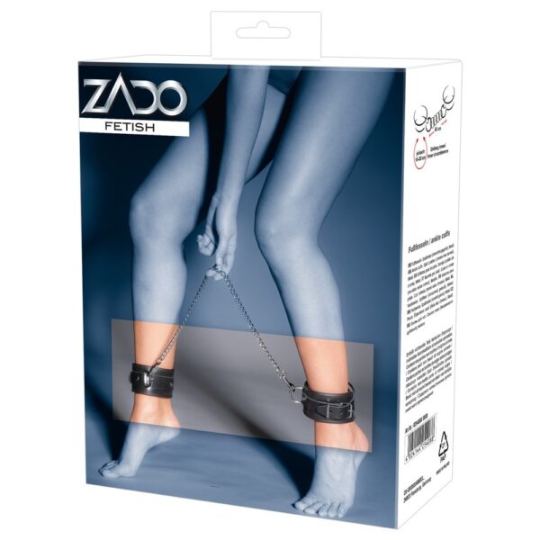 Zado Leather And Chain Ankle Leg Restraint - XToys UK