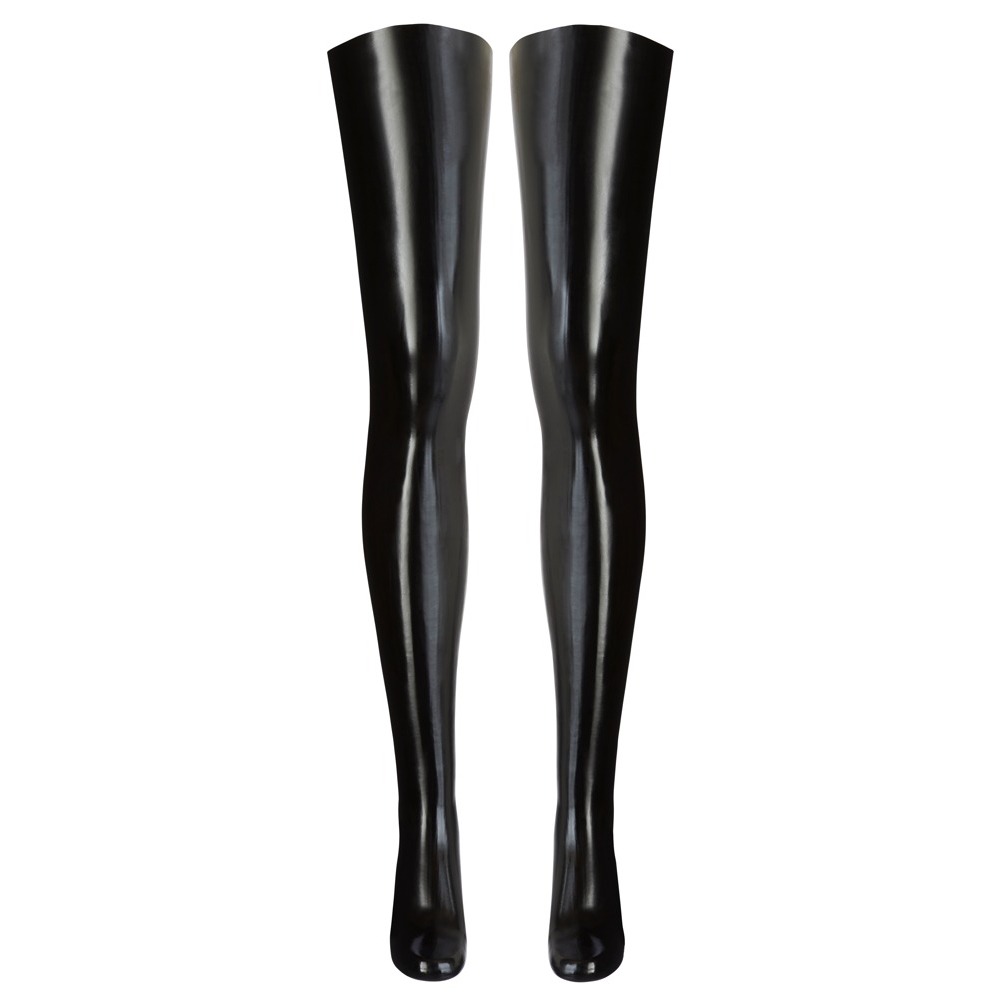 LateX Black Stockings - XToys UK