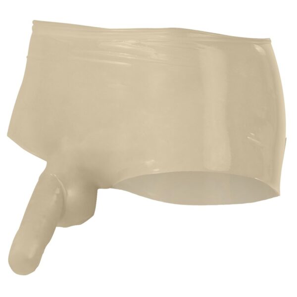 LateX Boxers With Penis Sleeve Clear - XToys UK