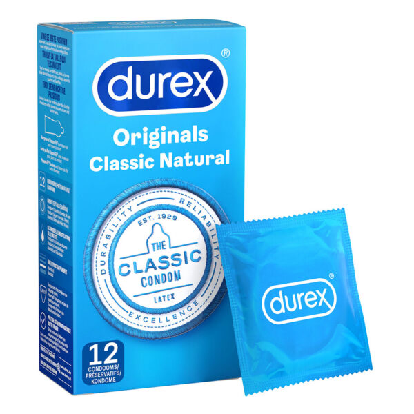 Durex Originals Classic Natural Condoms 12 Pack - XToys UK