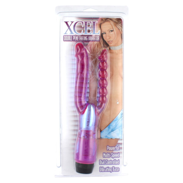 XCEL Double Penetrating Vibrator - XToys UK